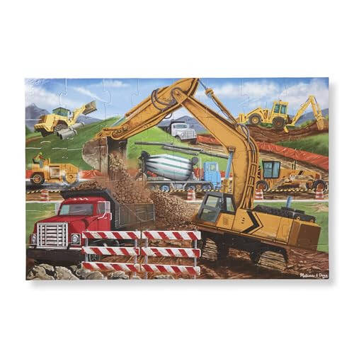 Melissa & Doug Building Site Jumbo Jigsaw Floor Puzzle - 48 pcs - FSC Certified - 11