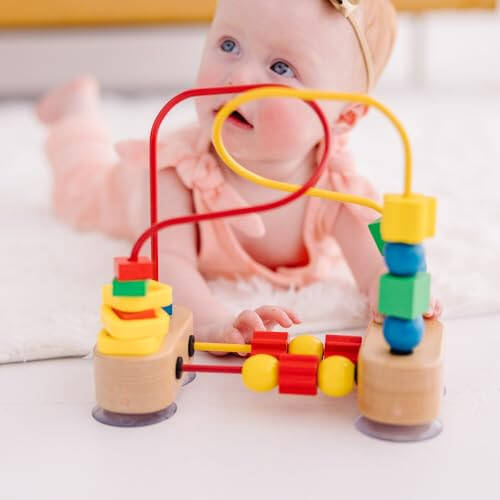 Melissa & Doug İlk Boncuk Labirenti - Ahşap Eğitici Oyuncak 4.2 x 7 x 8.6 inç; 1.3 pound - 3