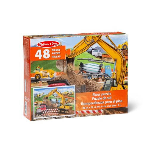 Melissa & Doug Building Site Jumbo Jigsaw Floor Puzzle - 48 pcs - FSC Certified - 9