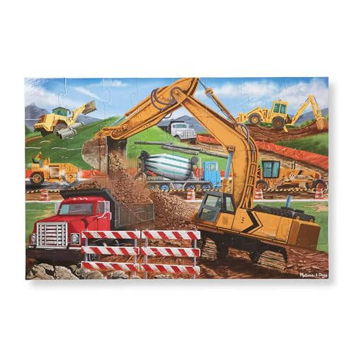 Melissa & Doug Building Site Jumbo Jigsaw Floor Puzzle - 48 pcs - FSC Certified - 4