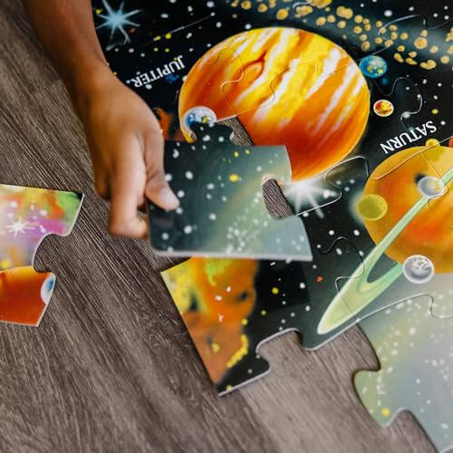 Melissa & Doug Quyosh Sistemasi Pol Zaminli Puzzle (48 dona, 2 x 3 fut) - FSC Sertifikatlangan - 12