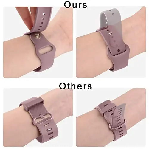 Meliya 20mm 22mm Watch Bands Quick Release Replacement Wristband, 4 Pack Soft Silicone Sport Replacement Straps for Men Women - 4