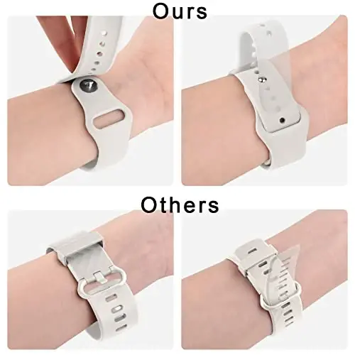 Meliya 20mm 22mm Watch Bands Quick Release Replacement Wristband, 4 Pack Soft Silicone Sport Replacement Straps for Men Women - 4
