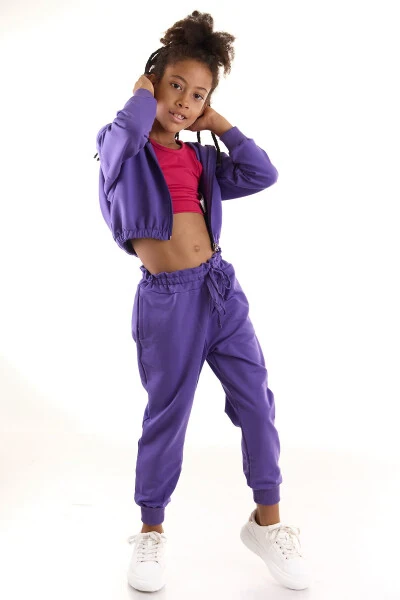 Melody Girl's Hooded Sweatshirt - COLORINAS (1)