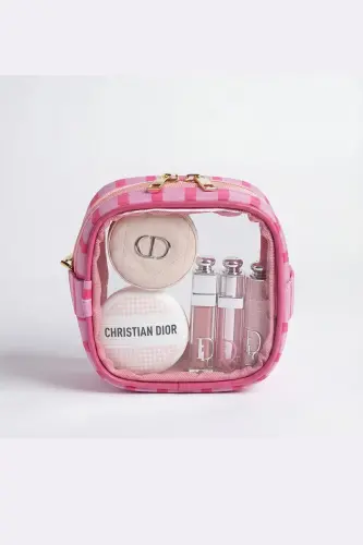 Meloria Pembe Makyaj Çantası - Mini-Pembe7 