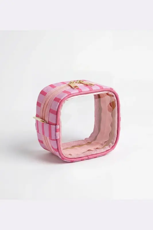 Meloria Pembe Makyaj Çantası - Mini-Pembe7 - 2