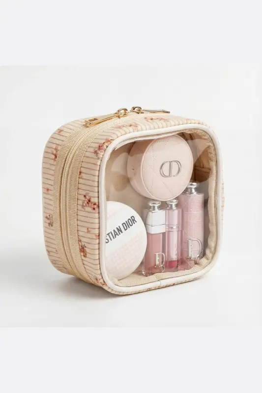 Meloria Tavşan Makyaj Çantası - Mini-Krem3 - 6