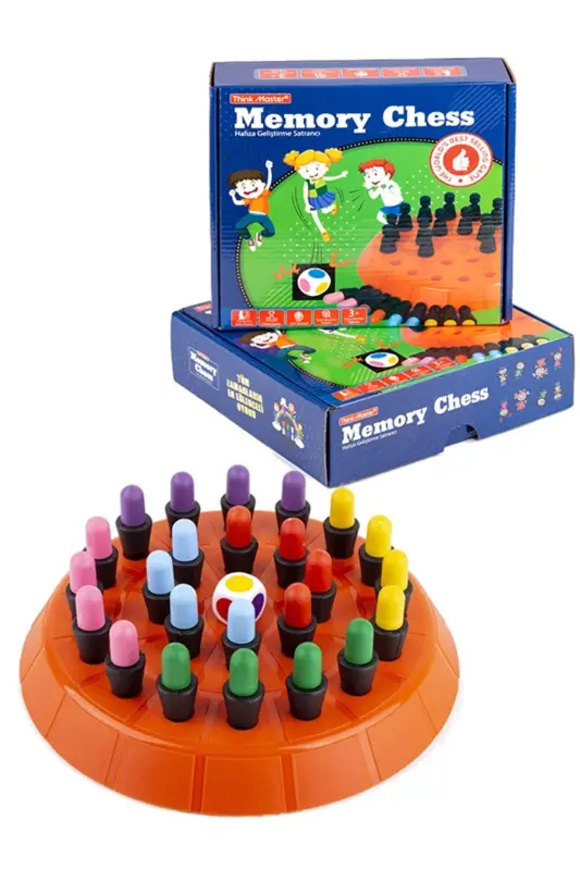 Memory Chess - Intelligence Game, Memory and Mind Development Chess with Colors - 2