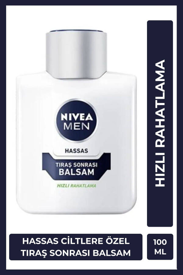 MEN Aftershave Balm 100ml, Fast Relief for Sensitive Skin, Comfortable Shaving Experience - 1