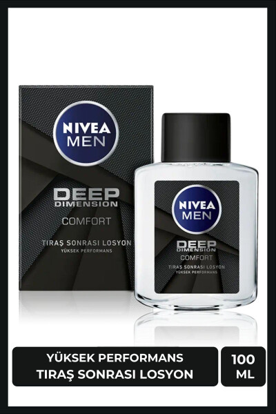 MEN Aftershave Lotion Deep Dimension Comfort 100ml, Masculine Scent, High Performance - 4