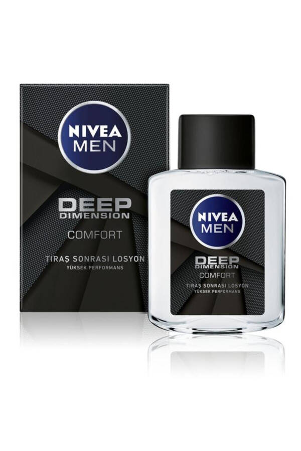 MEN Aftershave Lotion Deep Dimension Comfort 100ml, Masculine Scent, High Performance - 2