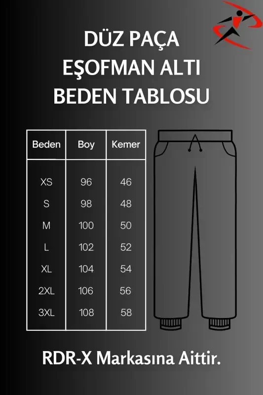 Men Black - Gray - Navy Relaxed Fit Straight Leg Embroidered Detail Jersey Fabric Sweatpants-Black - 6