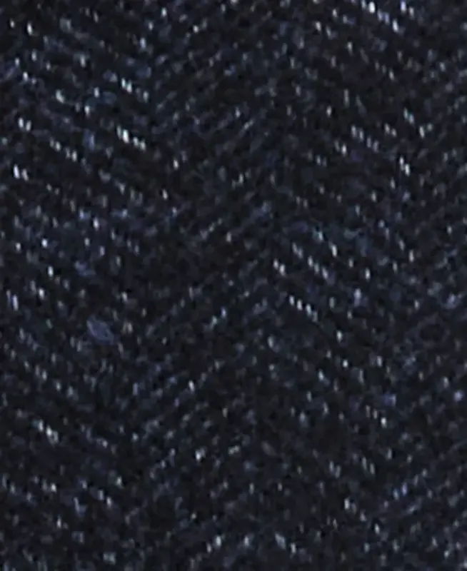 Men Classic Fit Car Coat - Navy Herringbone - 6