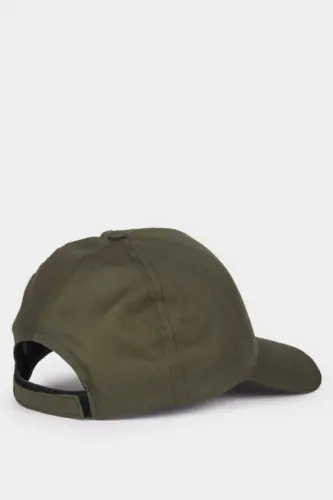 Men Cotton Baseball Basketball Cap Khaki - 4