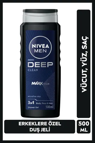 MEN Erkek Çeyiz Seti, Duş Jeli, Tıraş Jeli, Losyon, Temizleme Jeli, Deodorant, Krem, Çanta Hediye - NIVEA (1)