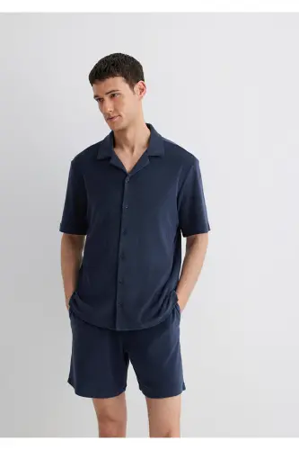 Men Dark Gray M0211565-82183 Short Sleeve Shirt - 1