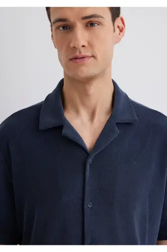 Men Dark Gray M0211565-82183 Short Sleeve Shirt - 6