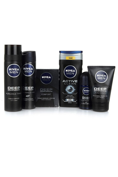 Men Deep Premium Erkaklar uchun Teri Parvarishi - Maxsus Qutida Kelin Salomatlik To'plami - NIVEA