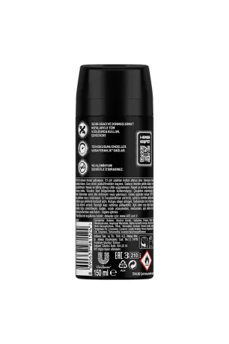 Men Deodorant & Bodyspray Black 48 Hours Impressive Scent Body Spray 150 ml X3 Pack - 10