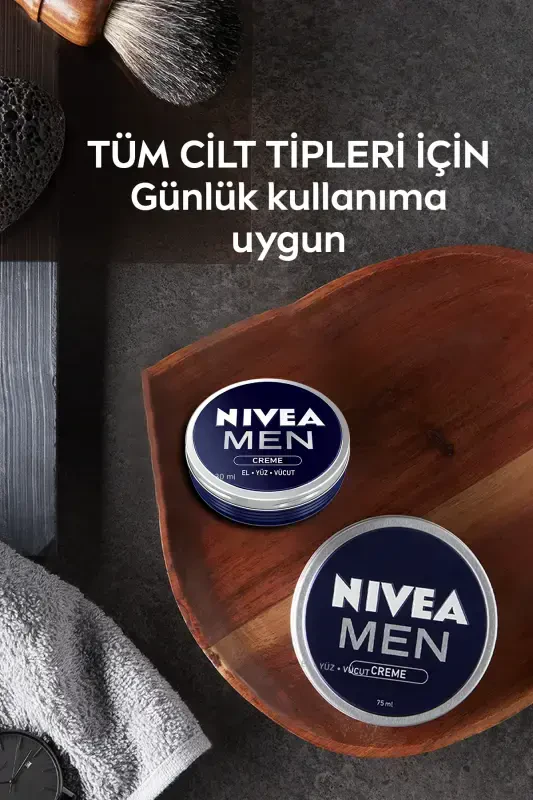 MEN Erkaklar uchun krem 75ml, intensiv namlovchi, yog'li va yopishqoq his qoldirmaydi, tez so'riladi, qo'l tanasi yuz - 6