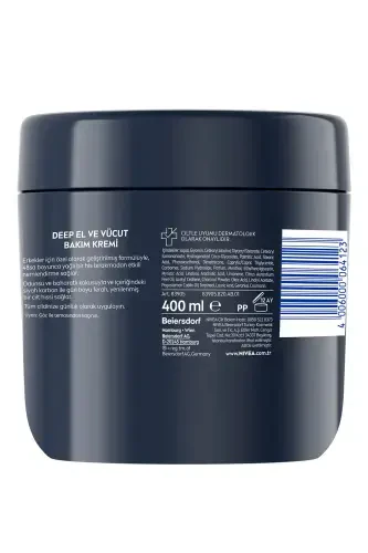 MEN Erkaklar uchun qo'l va tana kremi Deep Impact 400ml, 48 soat namlantirish, shaxsiy parvarish - 3