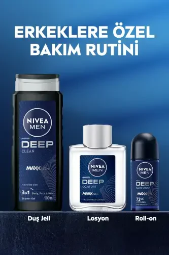 MEN Erkaklar uchun soqol so'ngidan keyingi loson Deep Dimension Comfort 100ml, Erkaklar hidi, Yuqori samaradorlik - 6