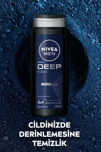 MEN Erkaklar uchun sovg'a to'plami, Dush geli 500ml, Sprey dezodoranti 150ml, Soqol ko'pi 200ml, Losyon 100ml, Roll-on - 3