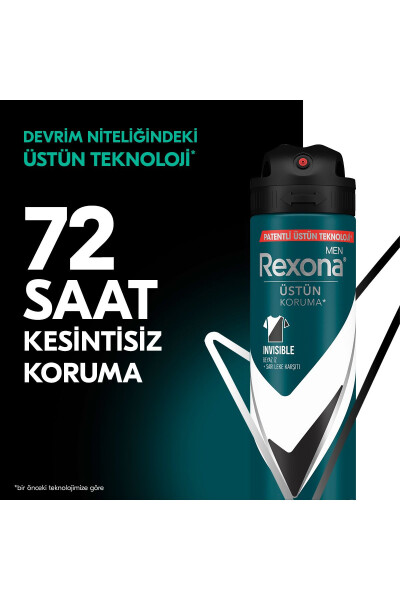 Men Erkaklar uchun Sprey Deodorant Ko'rinmas Qora & Oq 72 Soat Uzluksiz Yuqori Himoya 150 ml X3 - 19