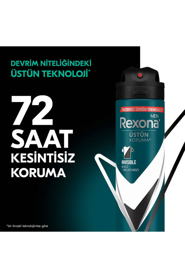 Men Erkaklar uchun Sprey Deodorant Ko'rinmas Qora & Oq 72 Soat Uzluksiz Yuqori Himoya 150 ml X3 - 11