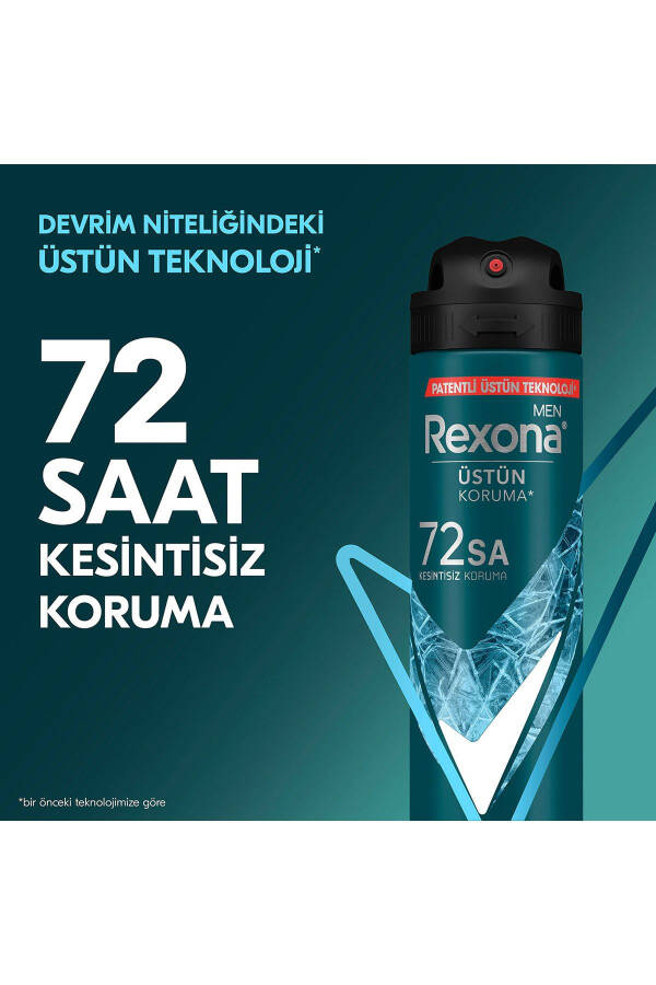 Men Erkaklar uchun Sprey Deodorant Xtra Cool 72 soat uzluksiz ustun himoya 150 ml X3 - 11