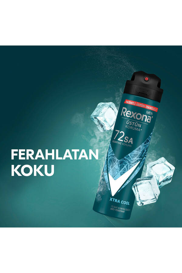 Men Erkaklar uchun Sprey Deodorant Xtra Cool 72 soat uzluksiz ustun himoya 150 ml X3 - 29