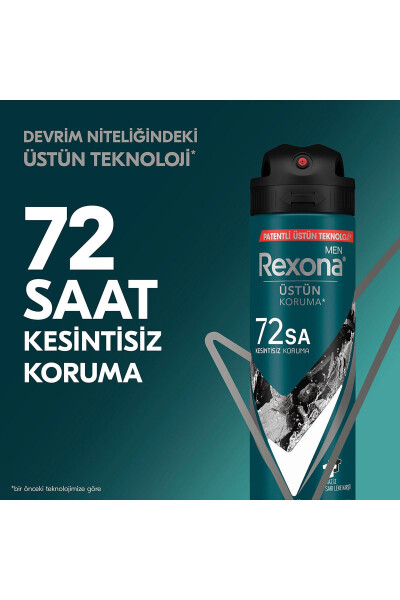 Men Erkek Sprey Deodorant Ko'mir Detox 72 soat uzluksiz ustun himoya 150 ml X3 - 11