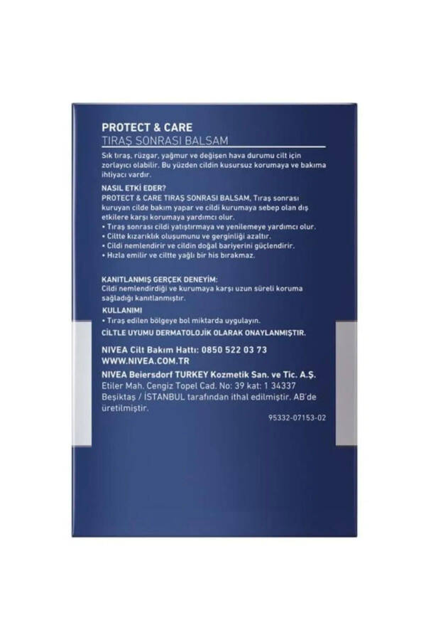 MEN Erkek Tıraş Sonrası Balsam Protect&Care 100ml, Tahriş Önleyici, Rahatlatıcı, Koruyucu, Onarıcı - 9