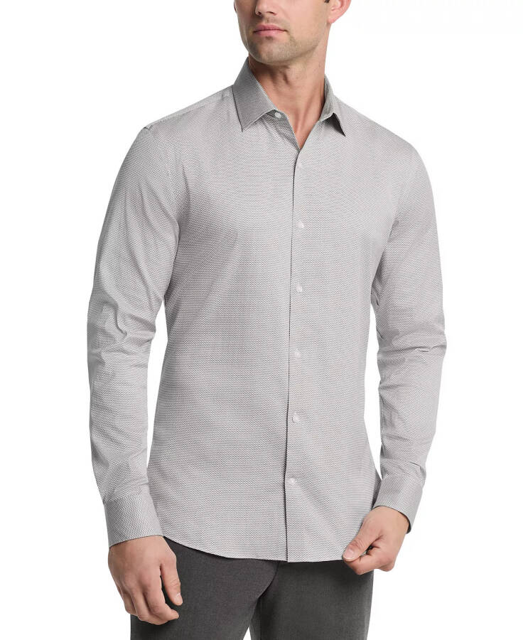 Men Extra-Slim Dress Shirt Grey - 1