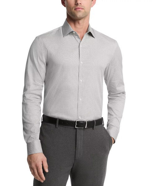 Men Extra-Slim Dress Shirt Grey - 3