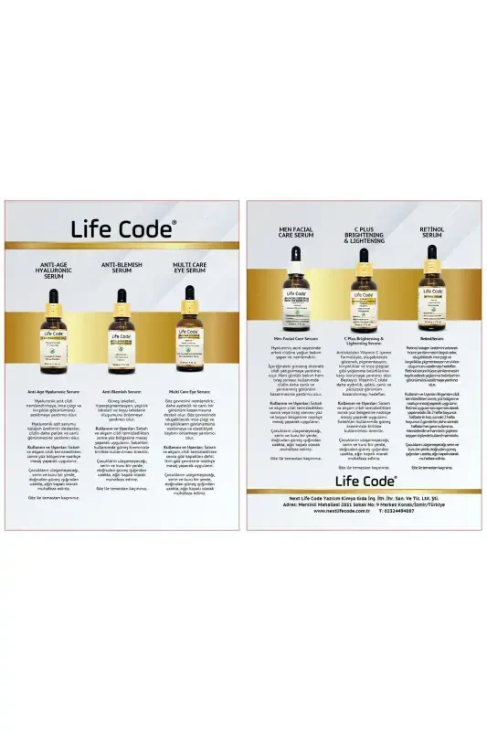 Men Facial Care Serum - LİFE CODE