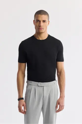 Men Grey Carrot Fit Classic Waist Pleated Epaulette Deta - 8