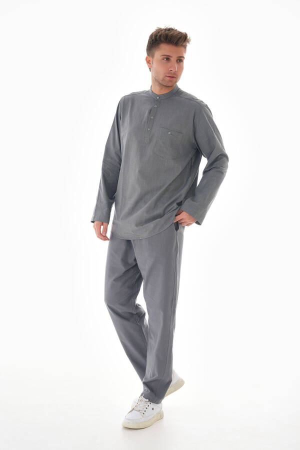 MEN LINEN HAJJ AND UMRAH SUIT - 2