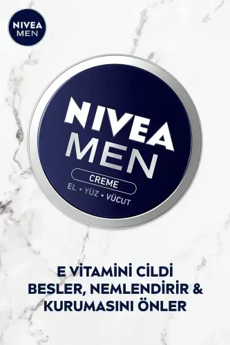 MEN Men's Cream 75ml, Intensive Moisturizer, Non-Greasy and Non-Sticky, Quickly Absorbs, Hand Body Face - NIVEA (1)