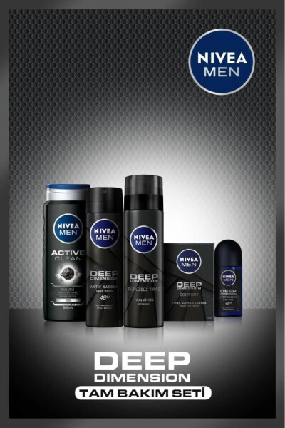 MEN Men's Gift Set, Shower Gel 500ml, Spray Deodorant 150ml, Shaving Foam 200ml, Lotion 100ml, Roll-on - 20