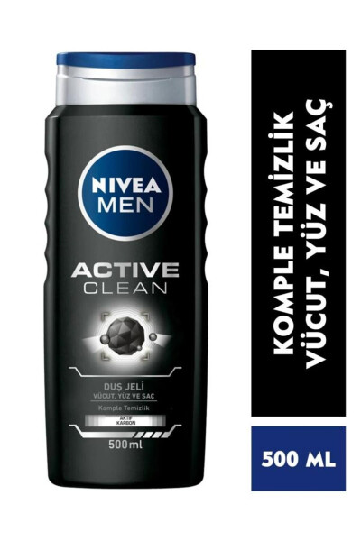 MEN Men's Gift Set, Shower Gel 500ml, Spray Deodorant 150ml, Shaving Foam 200ml, Lotion 100ml, Roll-on - 21