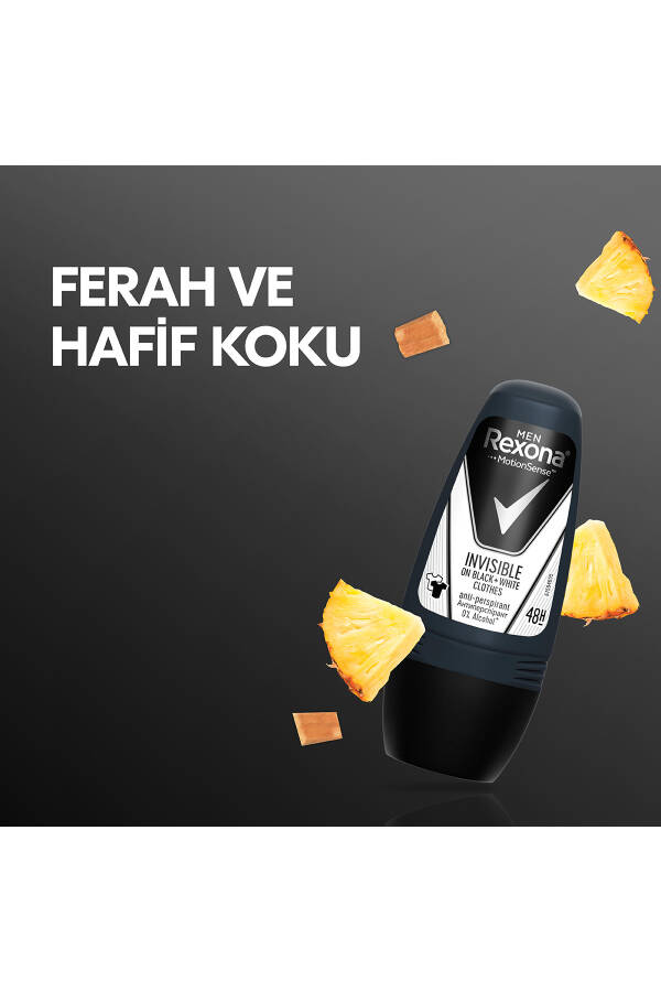 Men Motionsense Erkaklar uchun Roll On Deodoranti Qora va Oq Kiyimlarda Ko'rinmas 50 ml X2 - 11