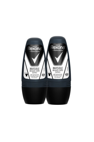 Men Motionsense Erkek Roll On Deodorant Görünmez Siyah Beyaz Giysilerde 50 ml X2 - 2