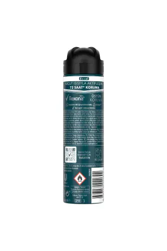 Men Spray Deodorant Invisible Black & White 72 Hours Continuous Superior Protection 150 ml X3 - 7