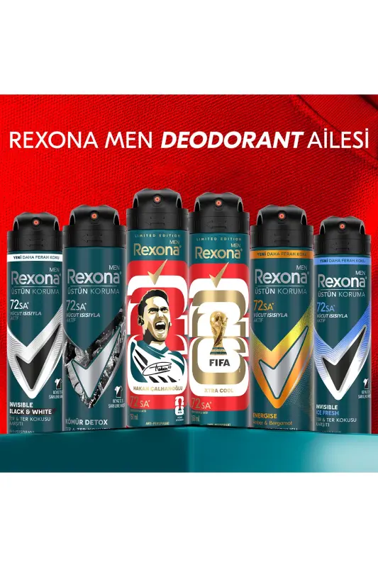Men Spray Deodorant Xtra Cool 72 Hours Non-Stop Superior Protection 150 ml X3 - 6