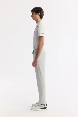 Men Stone Relaxed Fit Elastic Waistband Drawstring Ferm - AVVA (1)