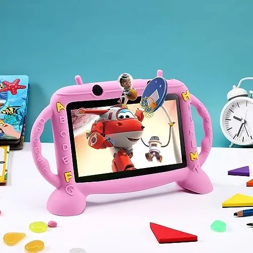 MengDash Kids plansheti, 7 dyuymli planshet bolalar uchun 2-10, ta'limiy o'rganish Toddler Tablet Android 11, 3GB RAM+32GB ROM xotira, Google Play YouTube - 3