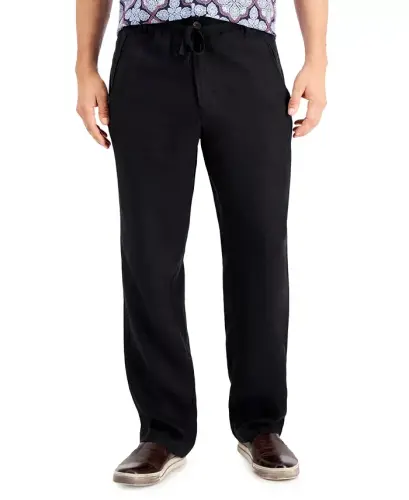 Men's 100% Linen Pants, Created for Modazone - 1