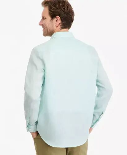 Men's 100% Linen Shirt, Created for Modazone - Beige - Club Room (1)