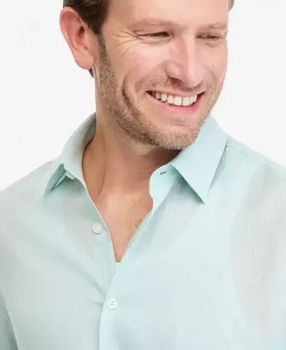 Men's 100% Linen Shirt, Created for Modazone - Beige - 4